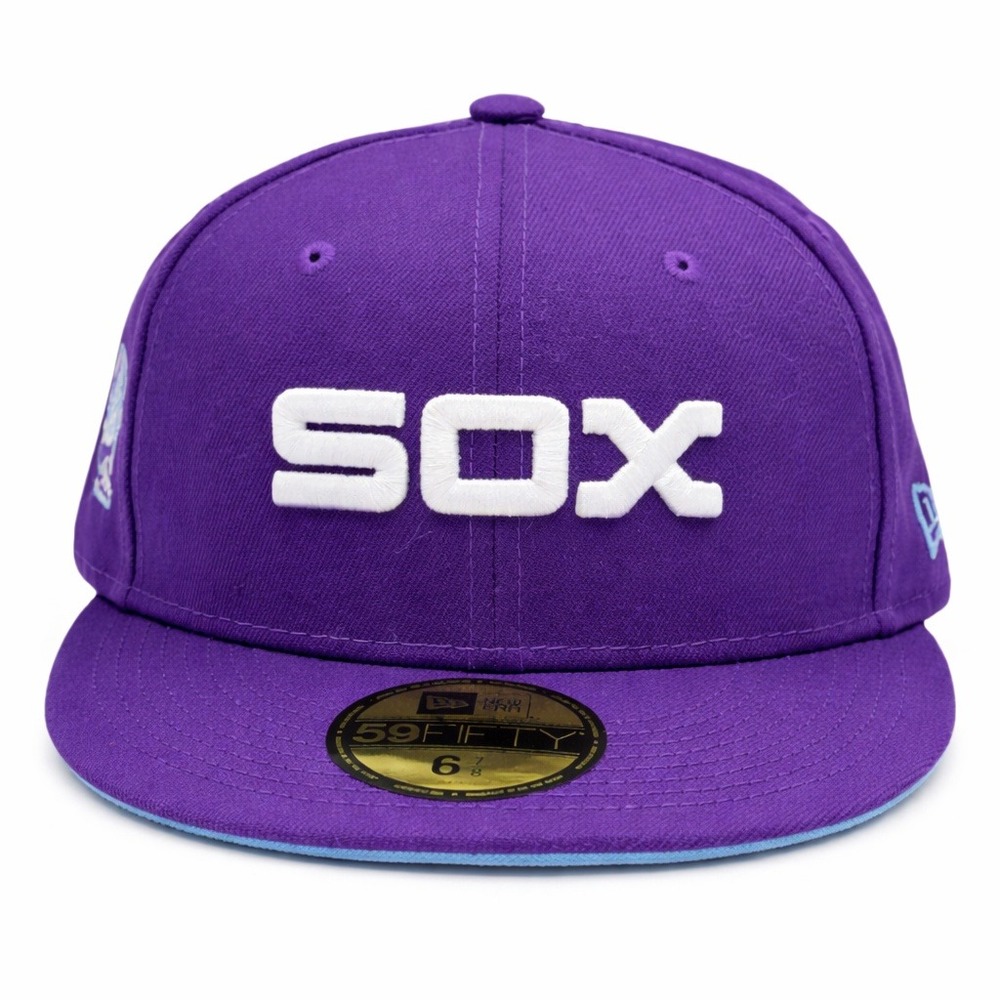 New Era 59FIFTY White Sox 1983 ASG Purple Hat 6 7/8 Fitted Cap New With Tags
